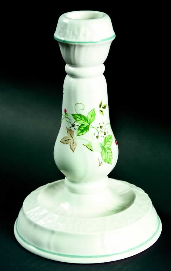 Strawberry Fair Tall Candlestick by Mikasa-1