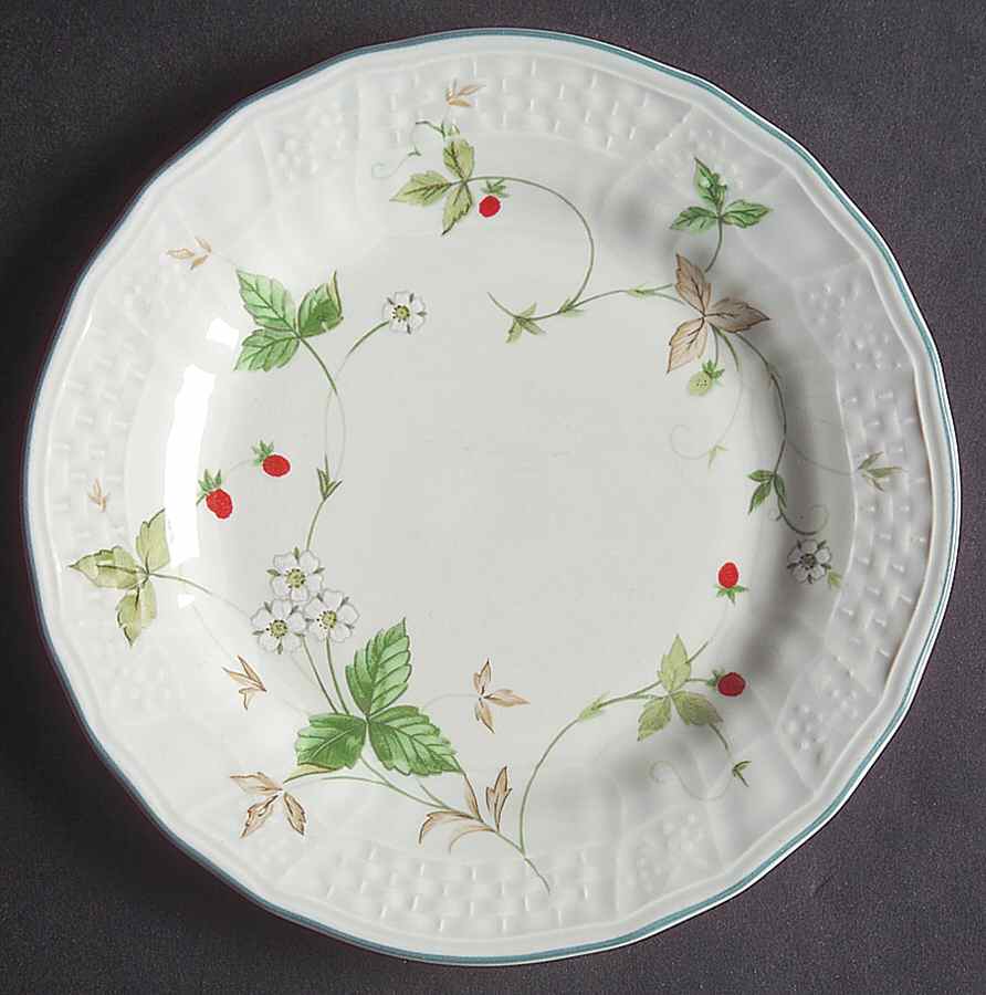 Strawberry Fair Bread & Butter Plate by Mikasa-1