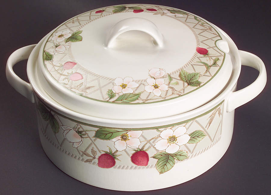 Strawberry Fair Tureen &  Lid by Mikasa-1