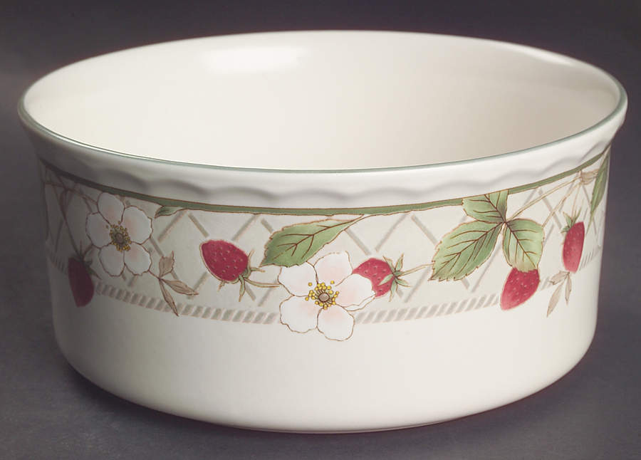 Strawberry Fair 8" Souffle by Mikasa-1