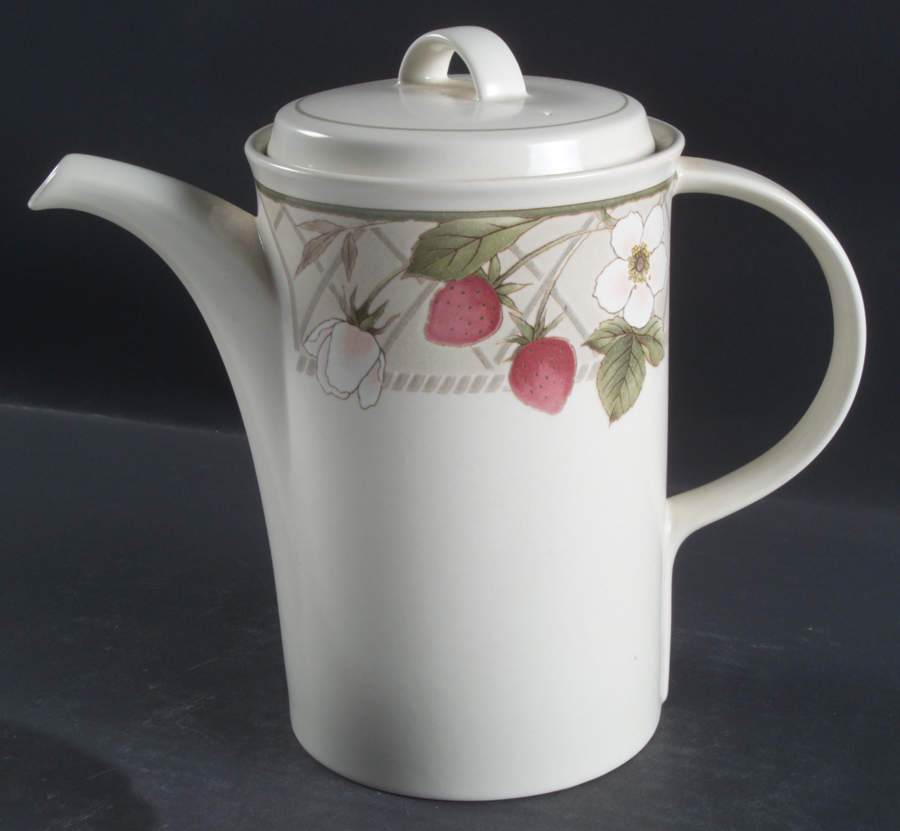 Strawberry Fair Coffee Pot & Lid by Mikasa-1