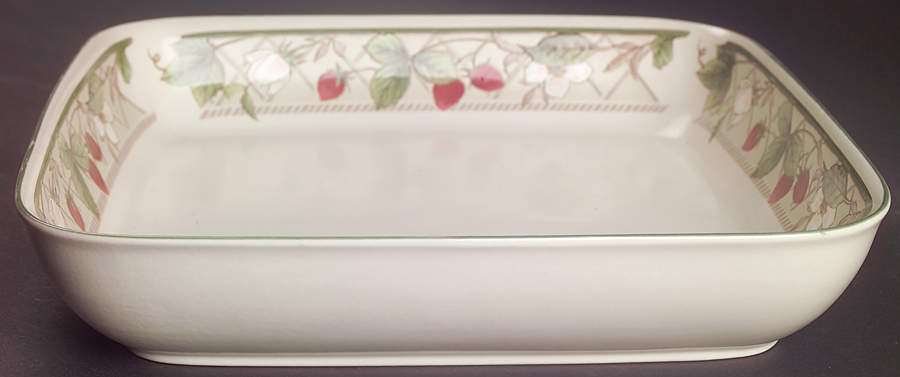 Strawberry Fair 10" Square Baker by Mikasa-1