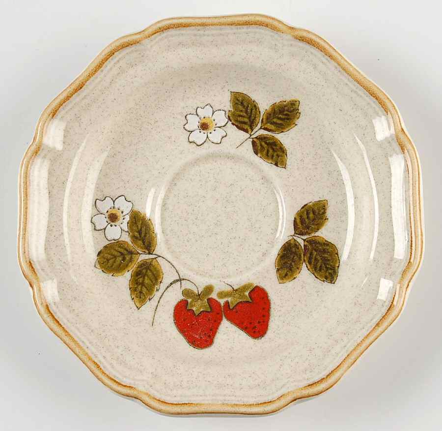Strawberry Festival Saucer by Mikasa-1