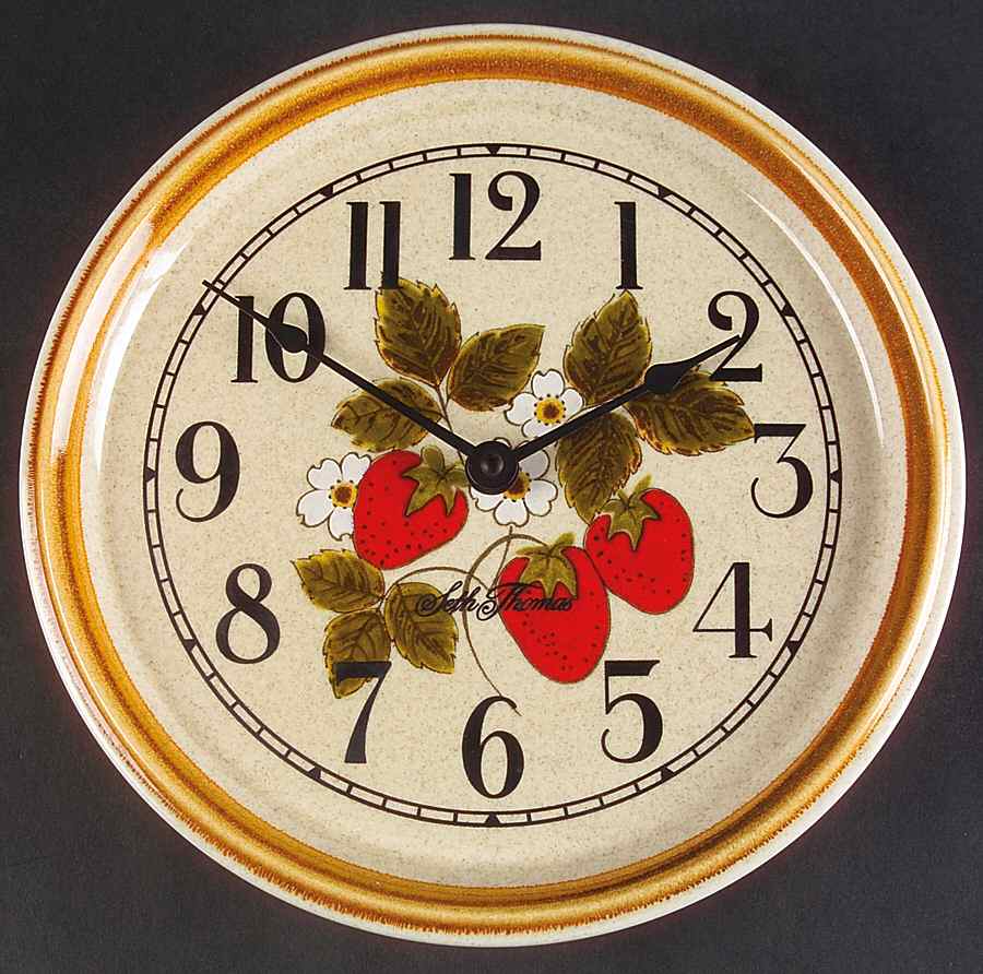 Strawberry Festival Clock Plate by Mikasa-1