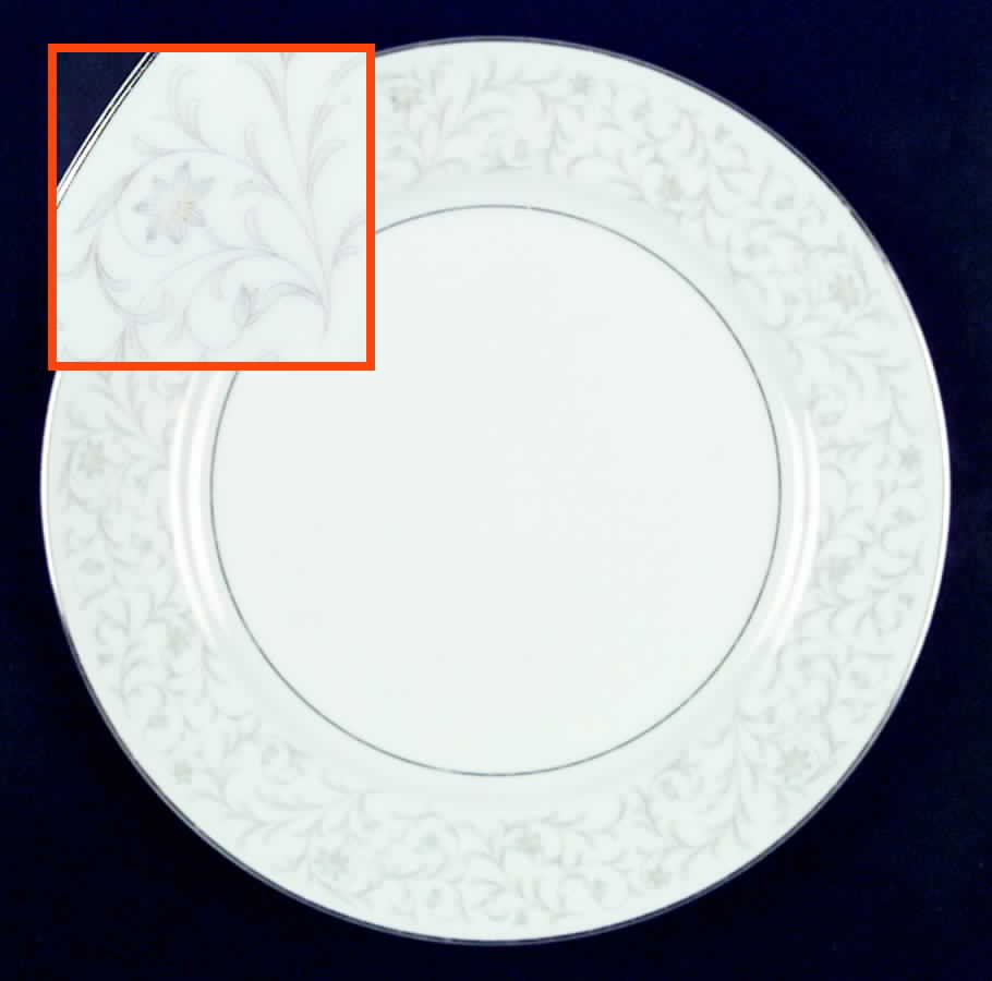 Star Flower Dinner Plate by Mikasa-1
