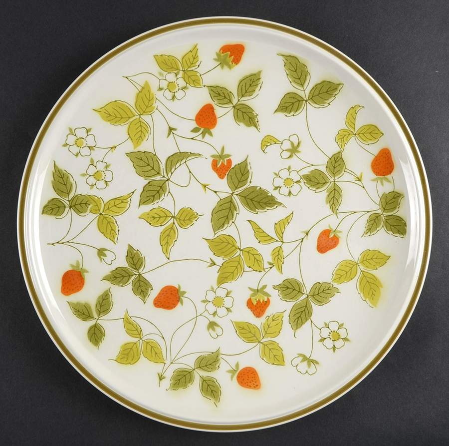 Strawberry Hill 12" Chop Plate (Round Platter) by Mikasa-1