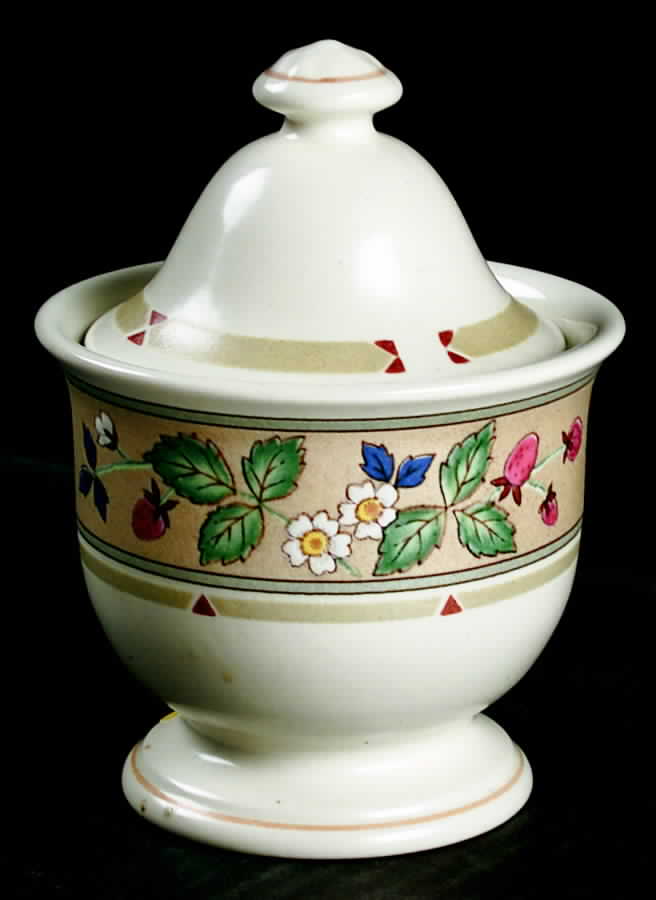 Strawberry Hill Sugar Bowl & Lid by Mikasa-1