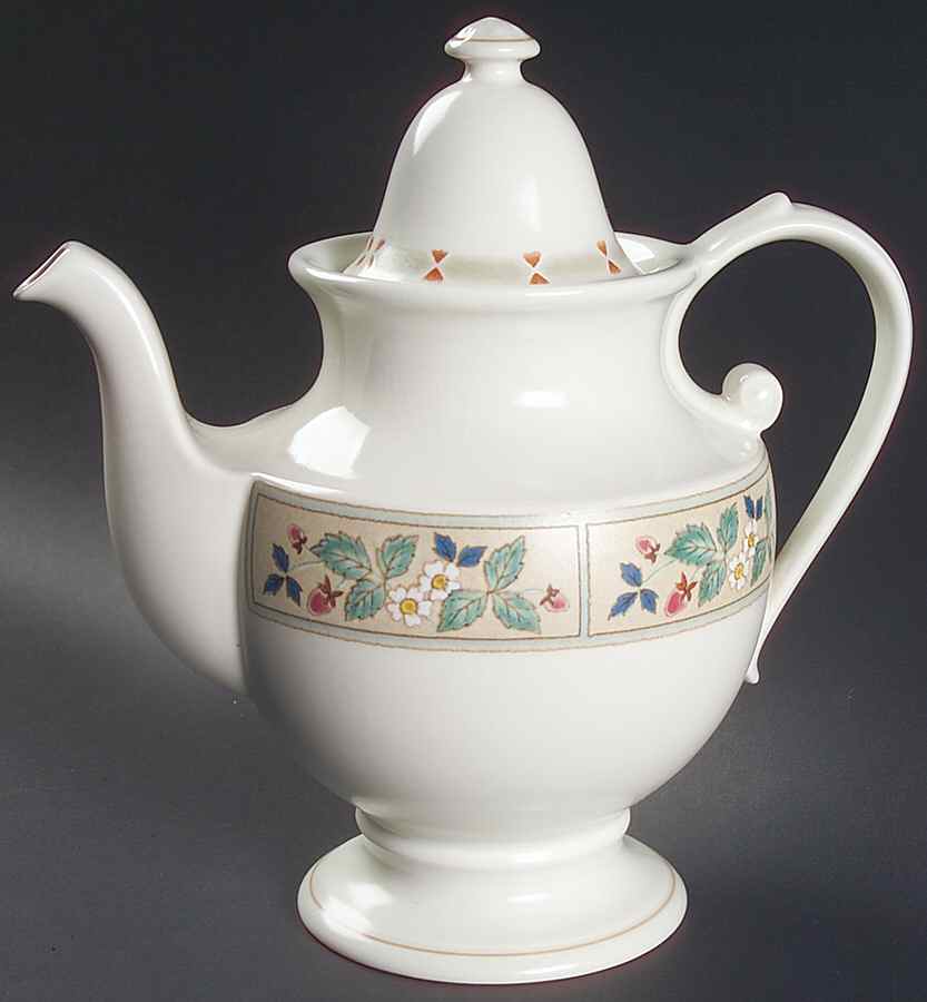 Strawberry Hill Coffee Pot & Lid by Mikasa-1
