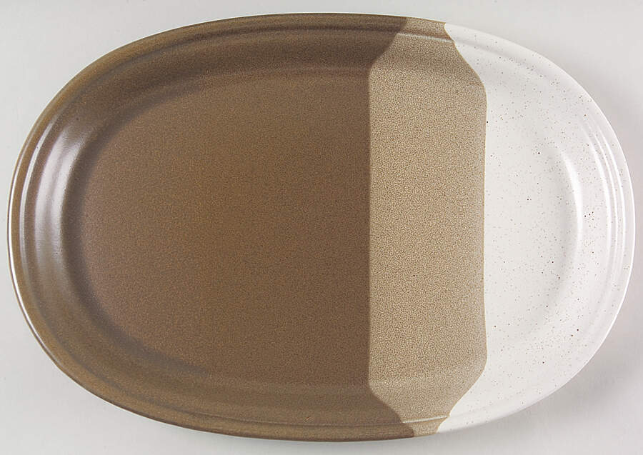 Studio Kiln 15" Oval Serving Platter by Mikasa-1
