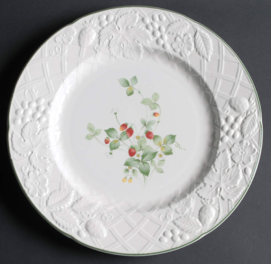 Strawberry Lane 12" Chop Plate (Round Platter) by Mikasa-1