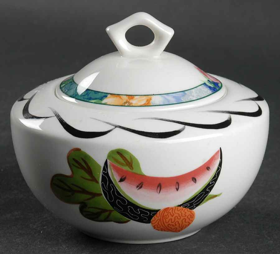 Still Life Sugar Bowl & Lid by Mikasa-1