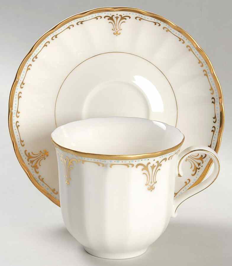 St. Moritz Flat Cup & Saucer Set by Mikasa-1