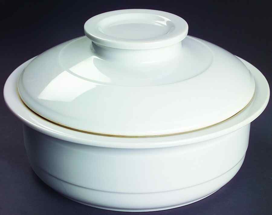Stonechina 2 Qt Round Covered Casserole by Mikasa-1