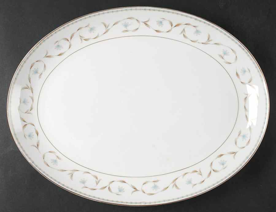 Strathmore 16" Oval Serving Platter by Mikasa-1