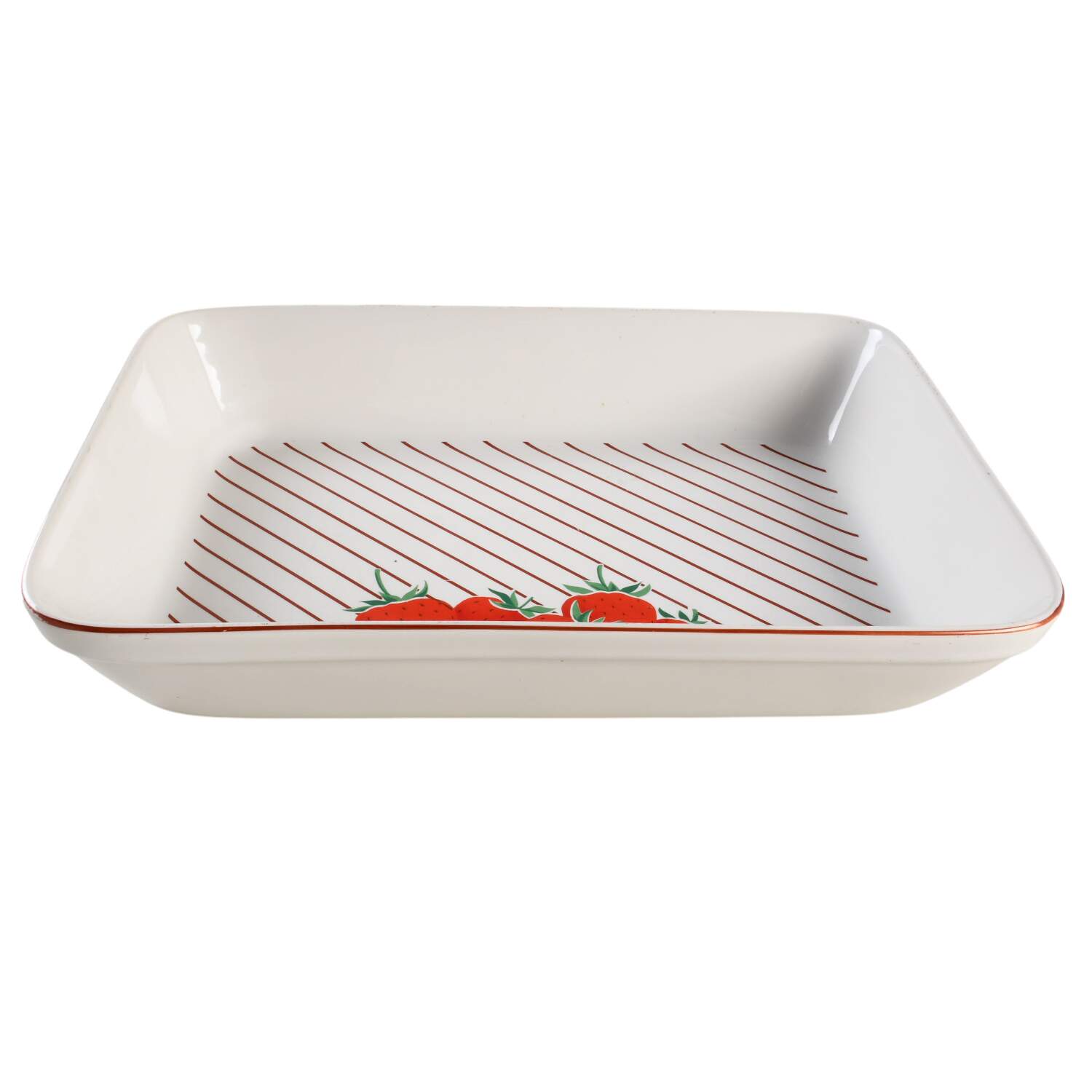 Strawberries 12" Rectangular Baker by Mikasa-1