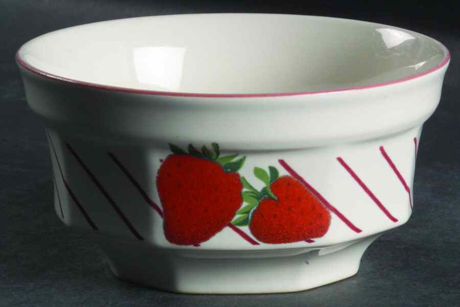 Strawberries Fruit/Dessert (Sauce) Bowl by Mikasa-1