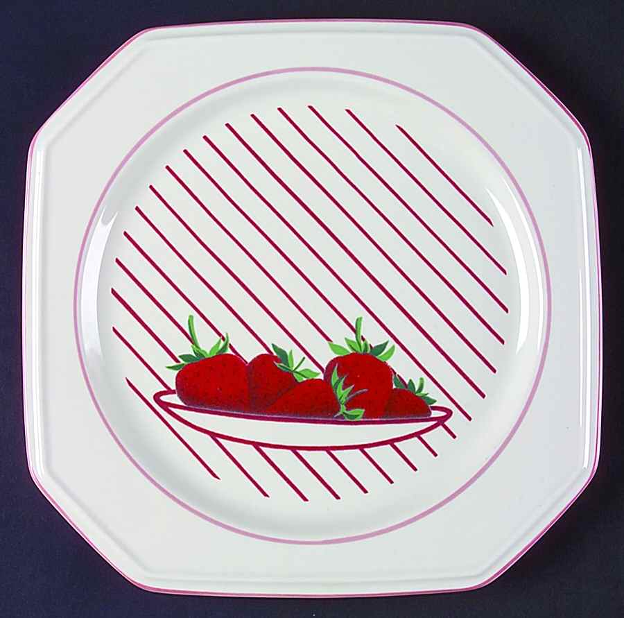 Strawberries Salad Plate by Mikasa-1