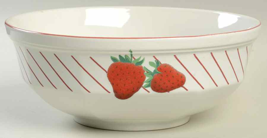 Strawberries 8" Round Vegetable Bowl by Mikasa-1