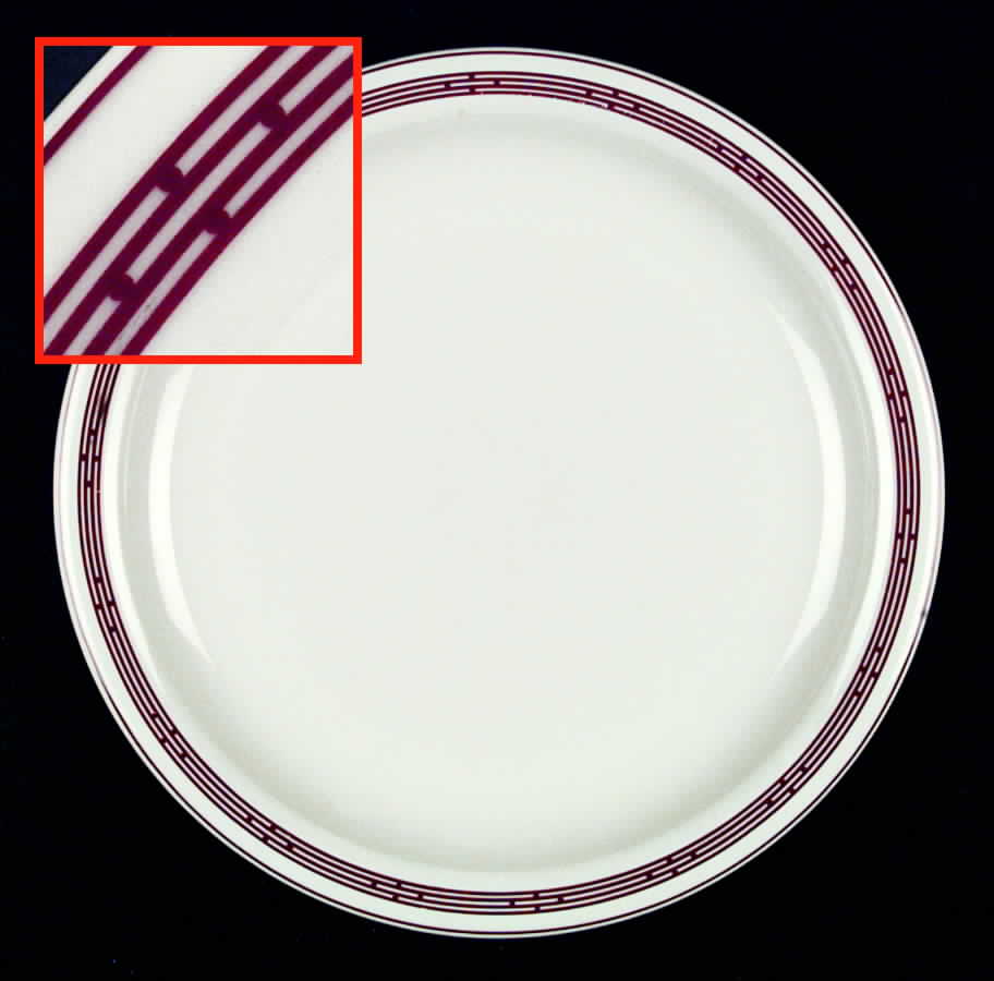 Startrek Red Dinner Plate by Mikasa-1
