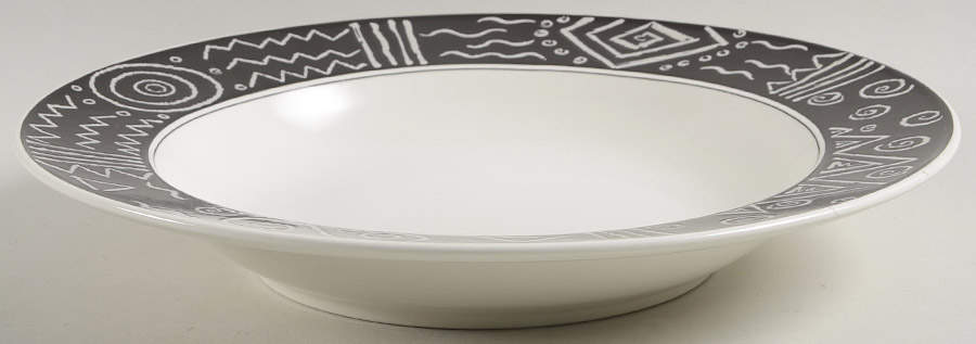 Star Track 11" Individual Pasta Bowl by Mikasa-1