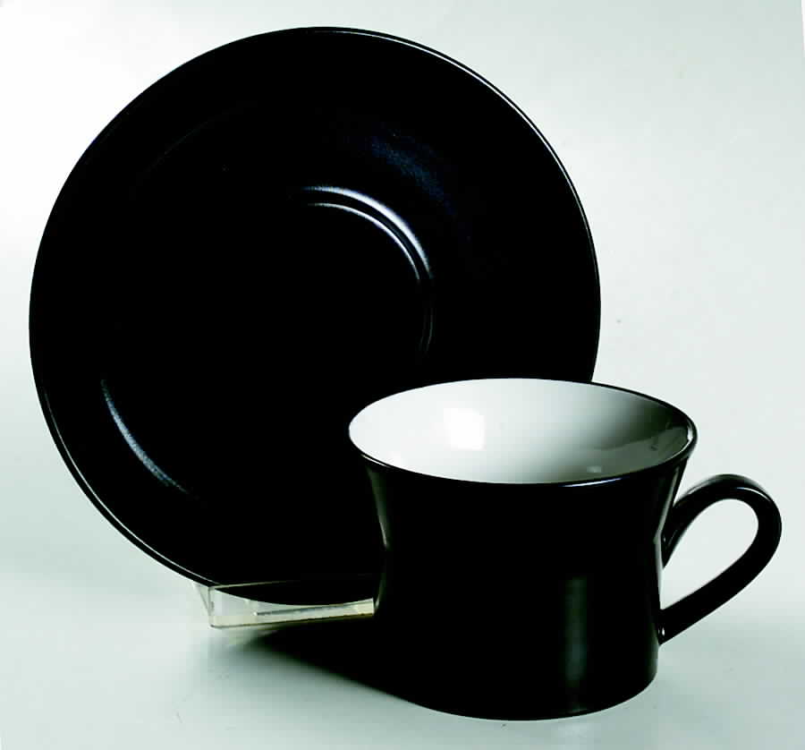 Stublack Flat Cup & Saucer Set by Mikasa-1
