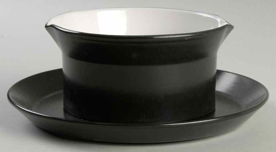 Stublack Gravy Boat & Underplate by Mikasa-1