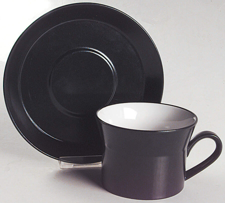 Stusepia Flat Cup & Saucer Set by Mikasa-1