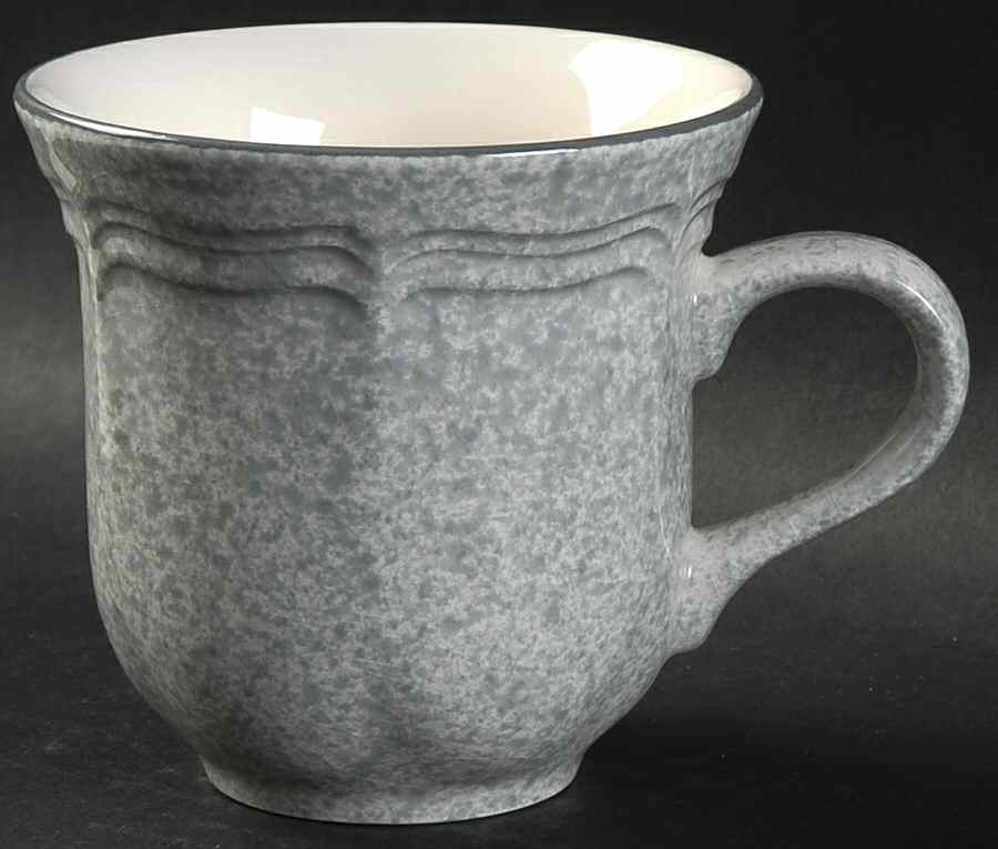 Stone Works Gray Flat Cup by Mikasa-1