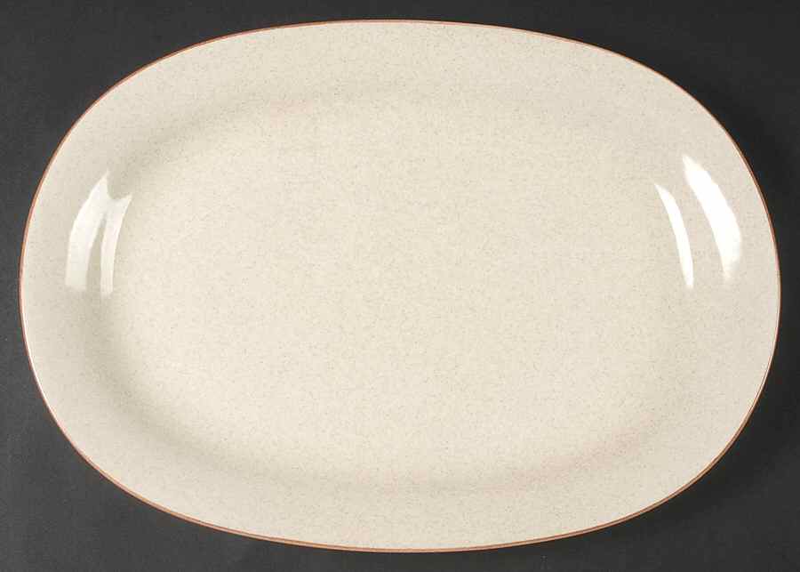 Stylemanor 15" Oval Serving Platter by Mikasa-1