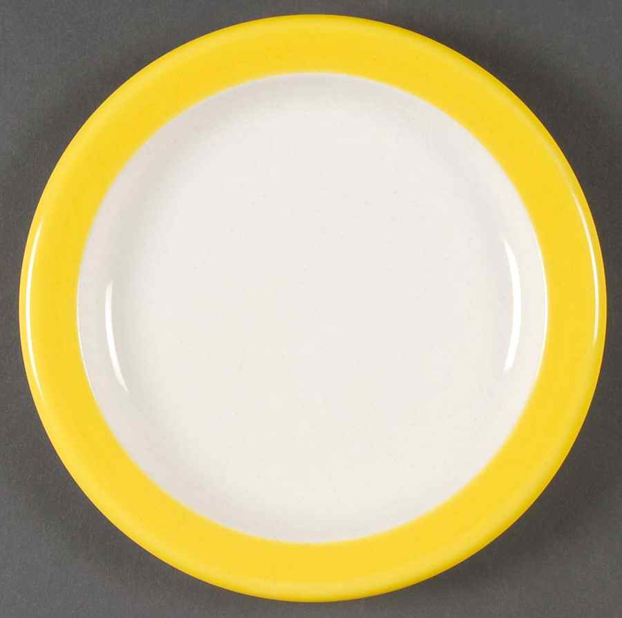 Sunshine Band Yellow Salad Plate by Mikasa-1