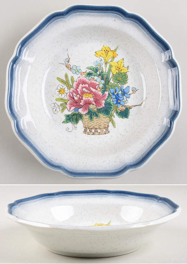 Sunny Basket Soup/Cereal Bowl by Mikasa-1