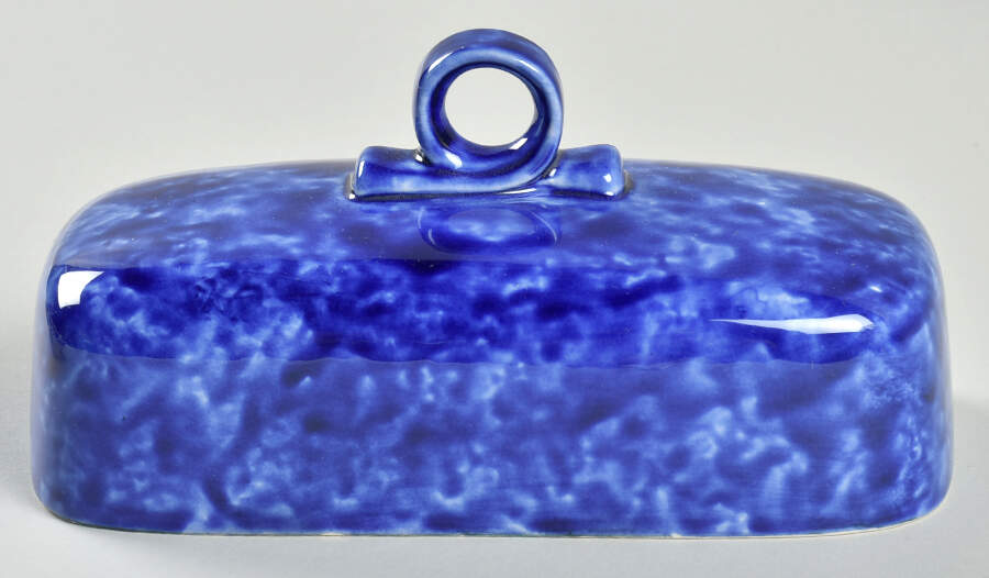 Sundown Blue Lid for 1/4 Lb Butter by Mikasa-1