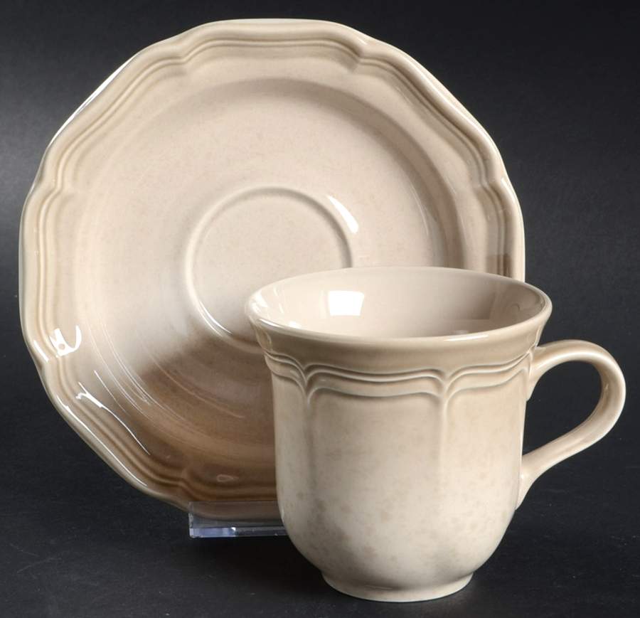 Sun Breezes Flat Cup & Saucer Set by Mikasa-1