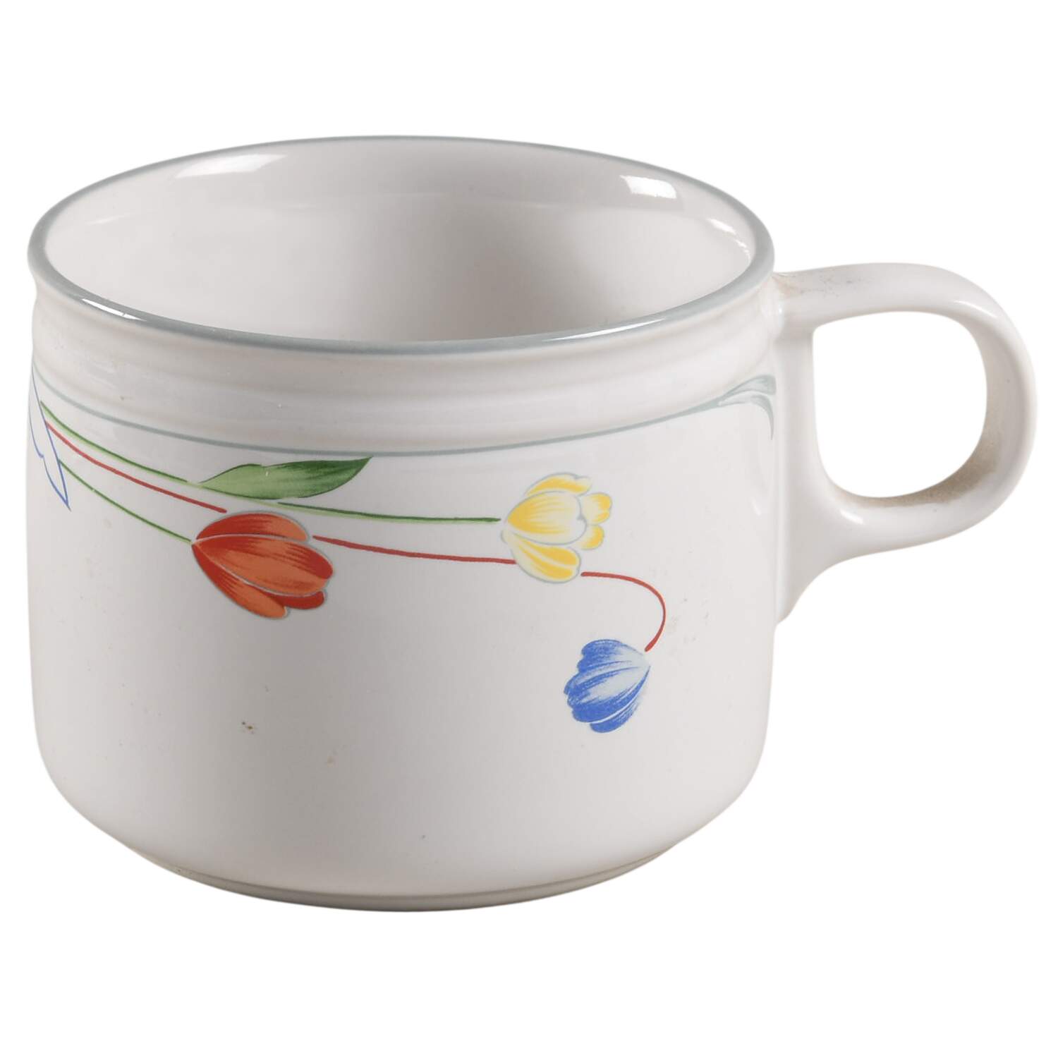 Sunny Brook Flat Cup & Saucer Set by Mikasa-1