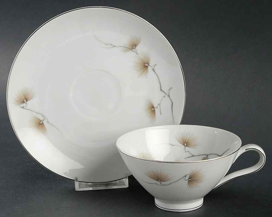Suga Flat Cup & Saucer Set by Mikasa-1