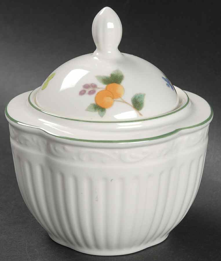 Sunshine Lane Sugar Bowl & Lid by Mikasa-1