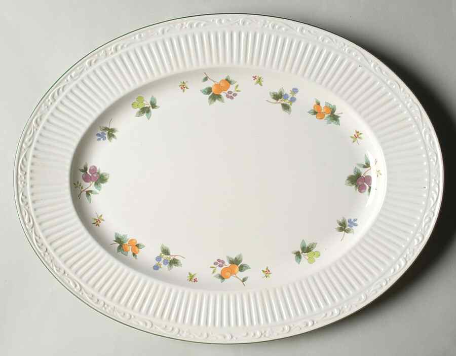 Sunshine Lane 15" Oval Serving Platter by Mikasa-1