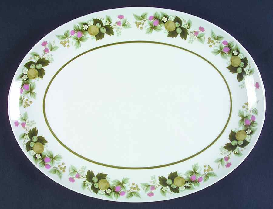 Sumay 14" Oval Serving Platter by Mikasa-1