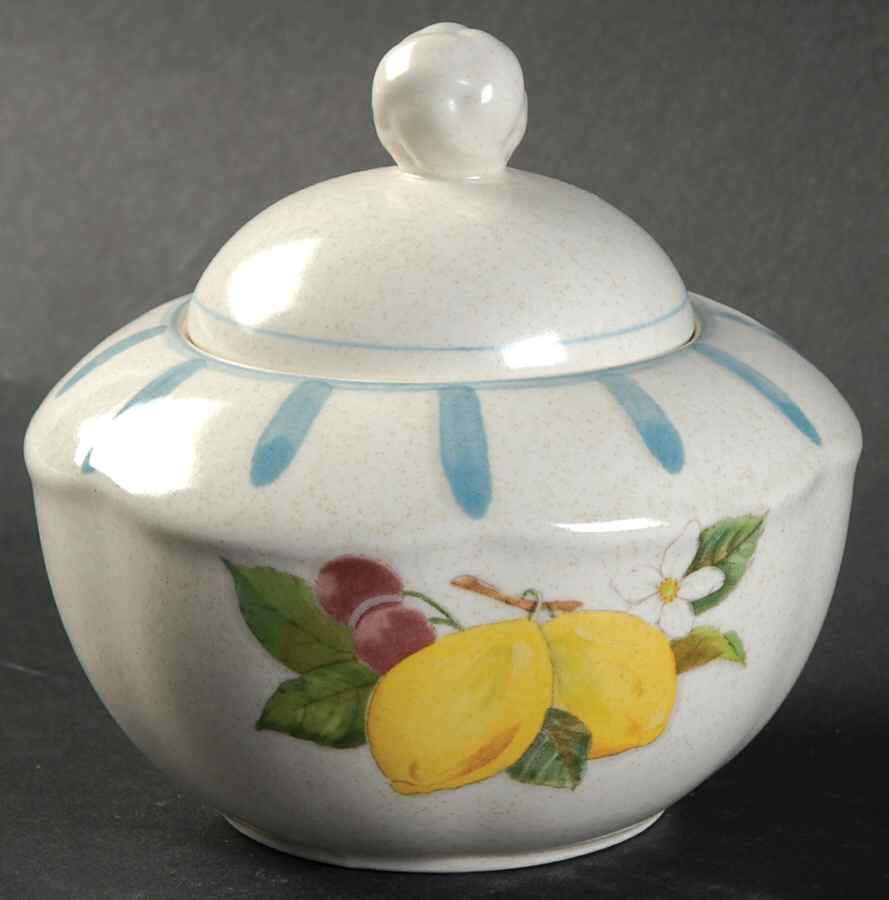 Sunshine Medley Sugar Bowl & Lid by Mikasa-1