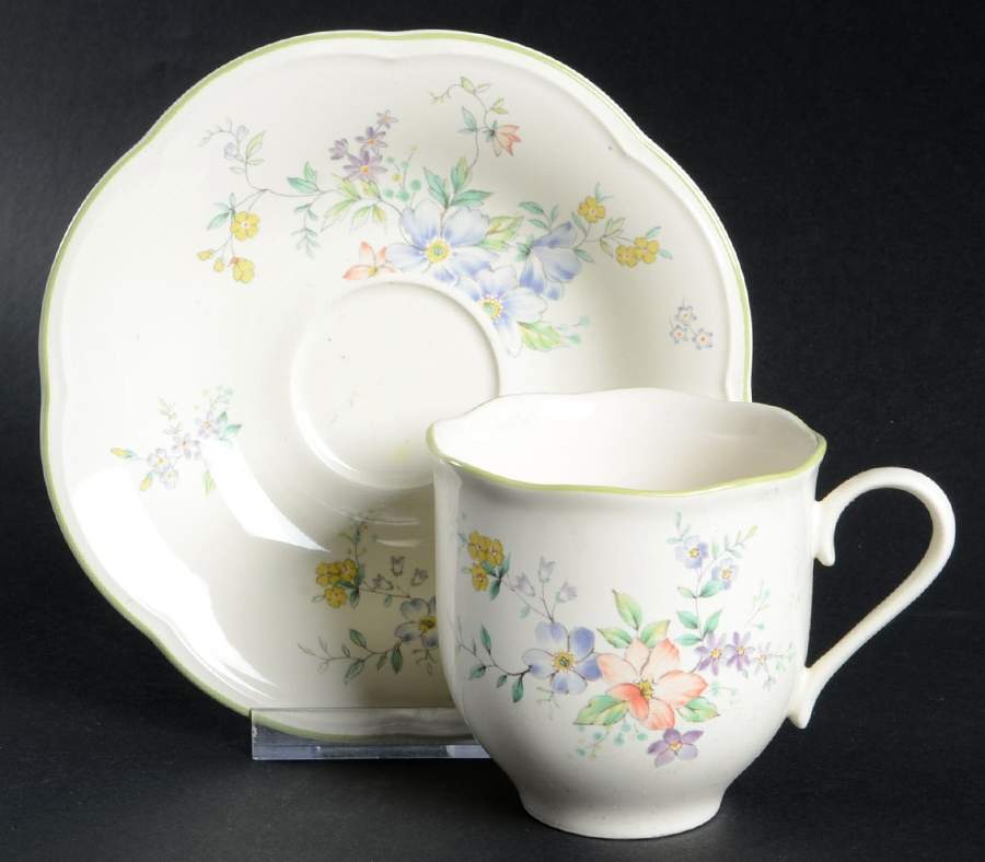 Summertime Flat Cup & Saucer Set by Mikasa-1