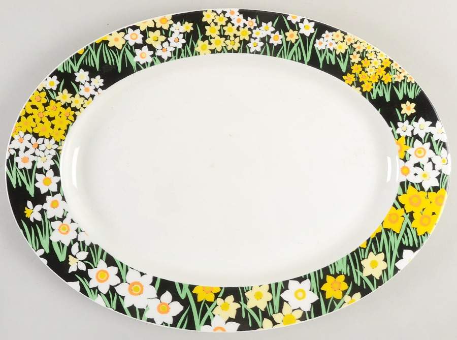 Summer Night 15" Oval Serving Platter by Mikasa-1