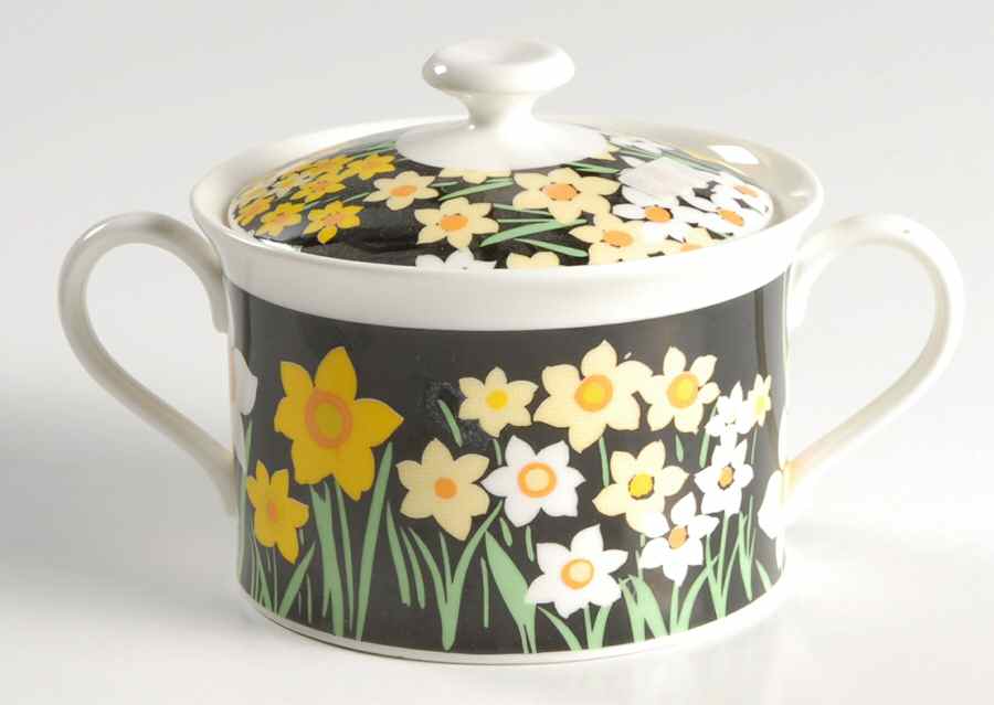 Summer Night Sugar Bowl & Lid by Mikasa-1