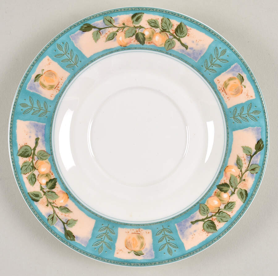 Sunshine Orchard Saucer by Mikasa-1