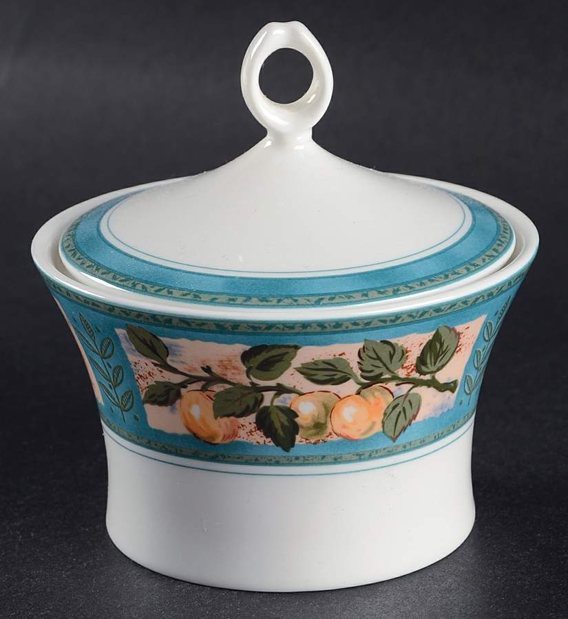 Sunshine Orchard Sugar Bowl & Lid by Mikasa-1