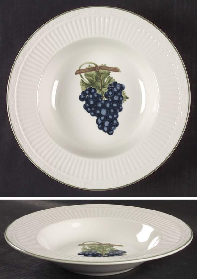 Summer Poetry Large Rim Soup Bowl by Mikasa-1