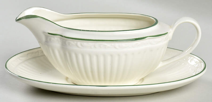 Summer Poetry Gravy Boat & Underplate by Mikasa-1