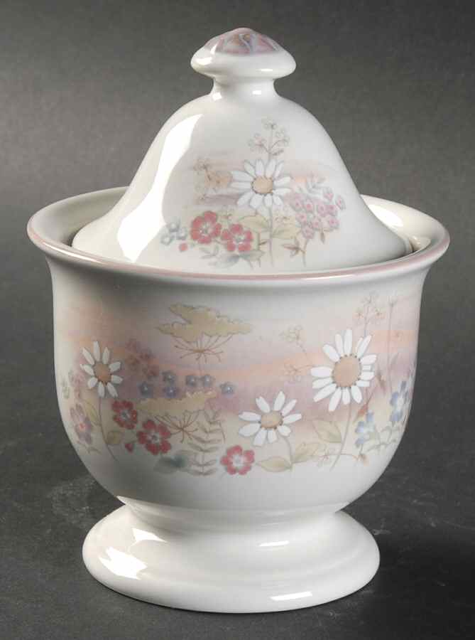 Summer Song Sugar Bowl & Lid by Mikasa-1