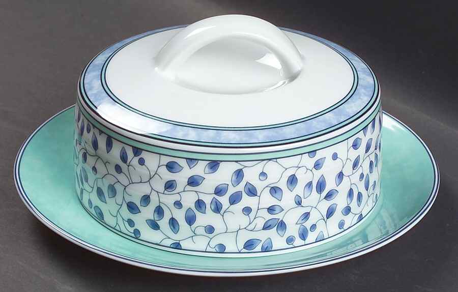 Susanne Round Covered Butter by Mikasa-1