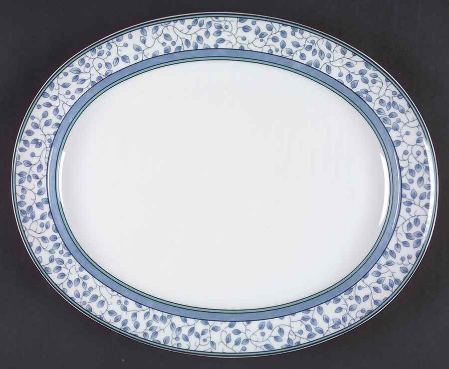 Susanne 14" Oval Serving Platter by Mikasa-1