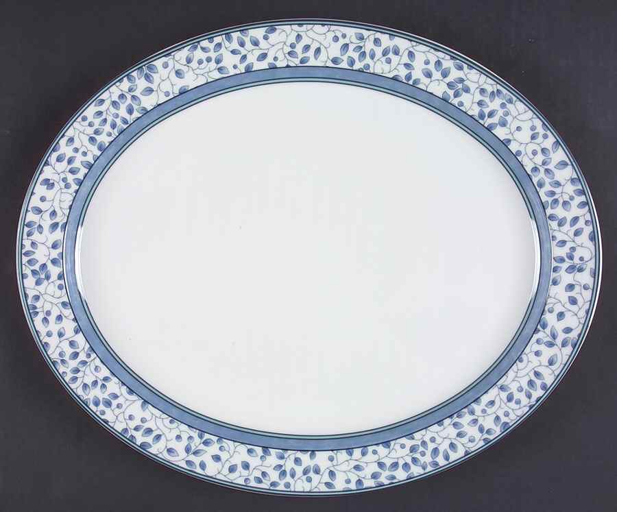 Susanne 15" Oval Serving Platter by Mikasa-1